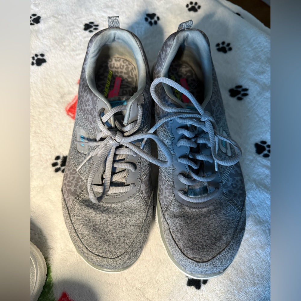 Skechers Gray Athletic Shoes for Women